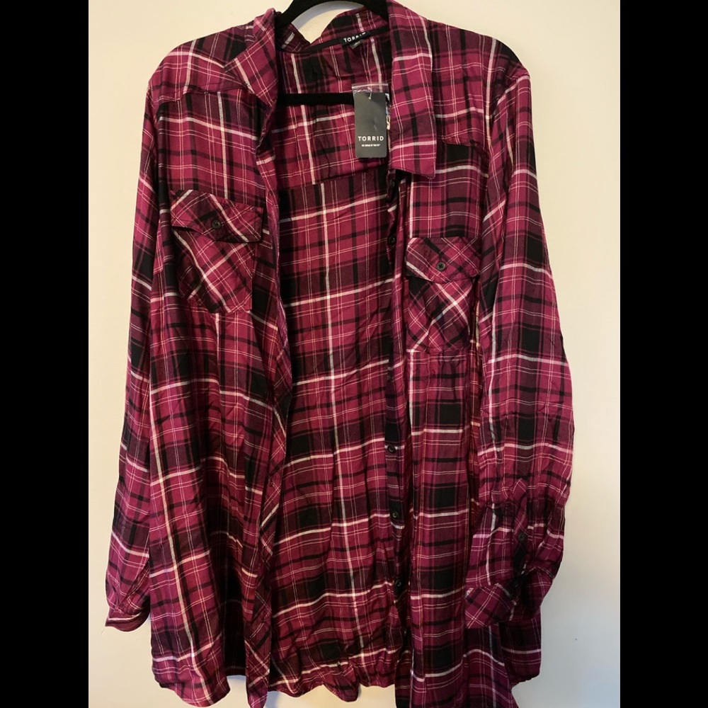 Plaid top
